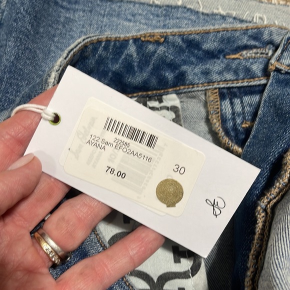 Sam Edelman denim the Jenny mini skirt size 30 - Picture 9 of 11